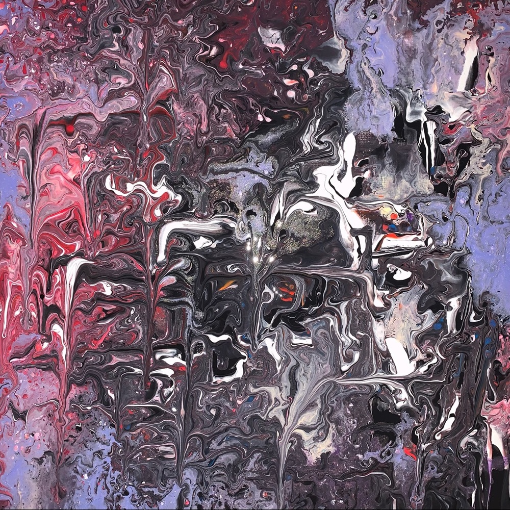 Handmade painting from me paint’ acrylic’ finished with gloss’